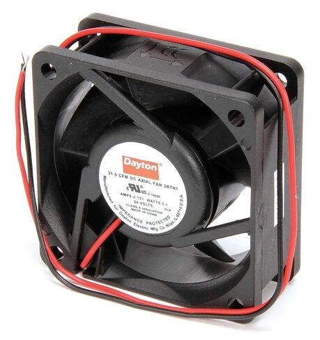 Dayton Square Axial Fan, 5.1cm - 1cm Width, 5.1cm - 1cm Height, 24VDC Voltage - 2RTH1 in Kuwait