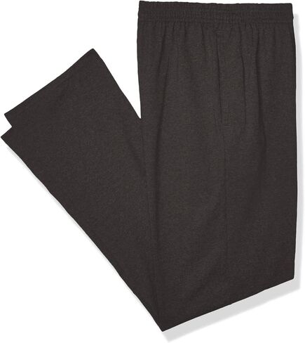 Hanes Essentials Sweatpants, Men’s Cotton Jersey Pants with Pockets, 33", Black, Large (Pack of 3) in Kuwait