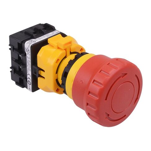 1 قطعة XW1E-BV404MFR 413 مفتاح إيقاف الطوارئ 22 مللي متر توقف الطوارئ 404MR in Kuwait