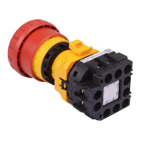 1 قطعة XW1E-BV404MFR 413 مفتاح إيقاف الطوارئ 22 مللي متر توقف الطوارئ 404MR in Kuwait
