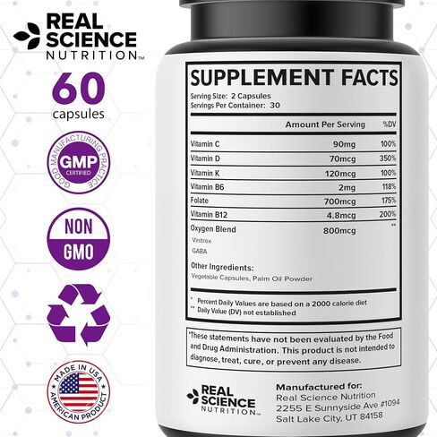Real Science Nutrition Offers Oxygenate Miracle - Formulated for Lung Support, Helps Relieve Symptoms of Low Oxygen Such as Shortness of Breath, Rapid Heart Rate, Snoring, Wheezing, and Others in Saudi Arabia
