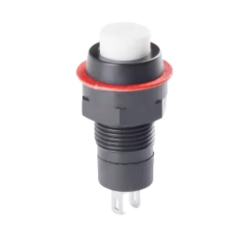 (10pcs) Round Pushbutton Switch DS-213 Self Resetting 2-pin Power Small Pushbutton Switch 1A/250V 2A/125A 10MM Round Power Activated Small Pushbutton Switch (Black) in Kuwait