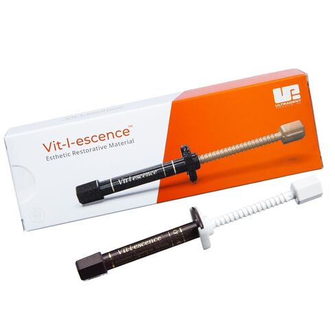 Ultradent 1182 VIT-l-escence Esthetic Restorative Material Syringe Opaque White in Kuwait