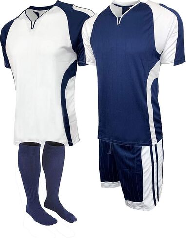 Soccer Jerseys, Short and Pair of Socks, 4pcs Set (Two Jerseys, One Short and One Pair of Socks) in Kuwait