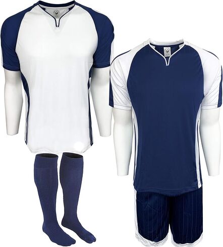 Soccer Jerseys, Short and Pair of Socks, 4pcs Set (Two Jerseys, One Short and One Pair of Socks) in Kuwait