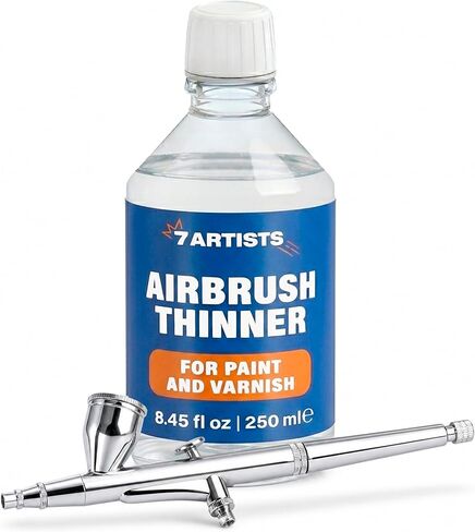 Airbrush Thinner 8.45 fl.oz – Airbrush Medium for Acrylic Paint | Air Brush Thinner, Acrylic Paint Reducer & Extender | Air Brush Thiner, Lubricant in Saudi Arabia