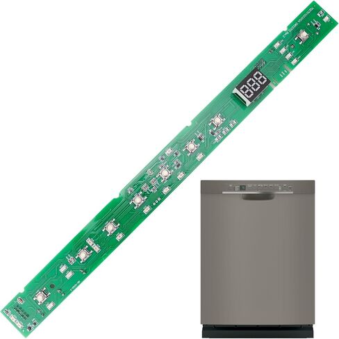 WD21X31902 WD21X23462 لوحة تحكم واجهة مستخدم غسالة الأطباق متوافقة مع غسالة أطباق GE GDF610 GDF620 GDF650 GDT625 GDT635 GDT655 GDT695 سلسلة تحل محل WD21X31902C WD21X26179 WD21X32000 إلخ. in Kuwait