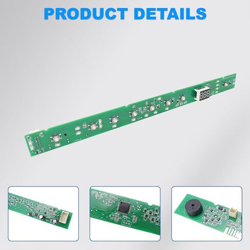 WD21X31902 WD21X23462 لوحة تحكم واجهة مستخدم غسالة الأطباق متوافقة مع غسالة أطباق GE GDF610 GDF620 GDF650 GDT625 GDT635 GDT655 GDT695 سلسلة تحل محل WD21X31902C WD21X26179 WD21X32000 إلخ. in Kuwait