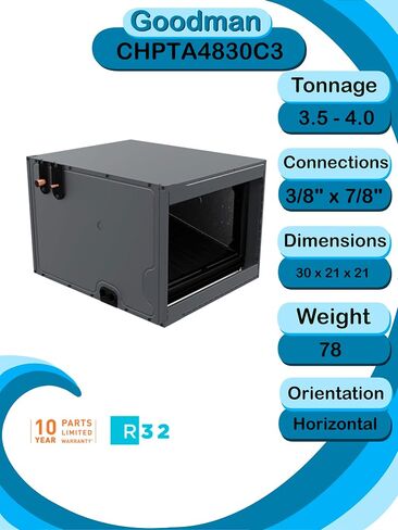 ملف جودمان الأفقي 3.5-4.0 طن (R-32 فقط) CHPTA4830C3 in Kuwait