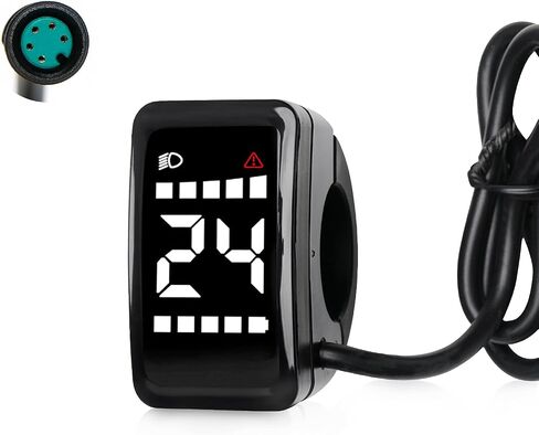 شاشة DZ40 Ebike لأطقم محرك Bafang، شاشة LCD صغيرة مقاس 1.3 بوصة، شاشة دراجة كهربائية مقاومة للماء in Kuwait