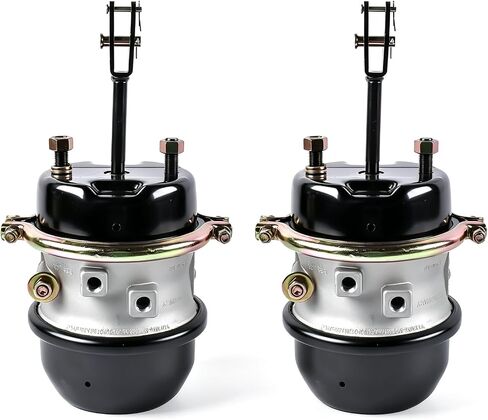 2-Pack Type 30/30 Air Brake Chamber Welded Clevis 3" Long Stroke 3030 Replacement for Haldex GC3030LCW Bendix NT3030ELS-WC Freightliner HDX1373030215 (Replace# TR3030CLS-WC) in Kuwait