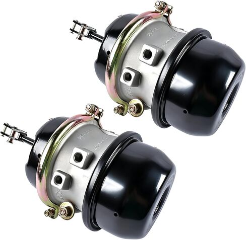 2-Pack Type 30/30 Air Brake Chamber Welded Clevis 3" Long Stroke 3030 Replacement for Haldex GC3030LCW Bendix NT3030ELS-WC Freightliner HDX1373030215 (Replace# TR3030CLS-WC) in Kuwait