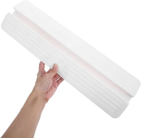 2Pcs Anti-Kick Pedal Ramp for Baby Gate Height Adjustment Floor Bridge Strip for Stair Safety White Suitable for Baby and PET Protection in Kuwait