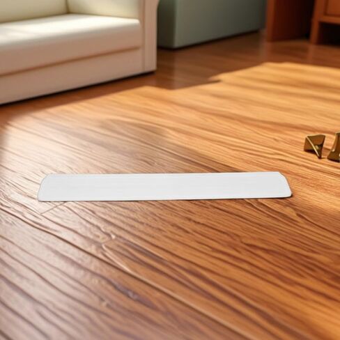 2Pcs Anti-Kick Pedal Ramp for Baby Gate Height Adjustment Floor Bridge Strip for Stair Safety White Suitable for Baby and PET Protection in Kuwait