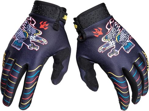 Anti-Slip Grip Touchscreen Lightweight Full Finger Breathable Cycling Gloves for Unisex Road Bike Mountain Riding in Kuwait