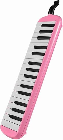 Karlak 32 Keys Exquisite Craftsmanship Melodica Air Piano Keyboard for Beginners Adults Gift Pink (Blue) in Kuwait