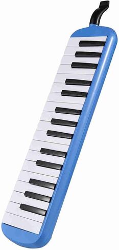 Karlak 32 Keys Exquisite Craftsmanship Melodica Air Piano Keyboard for Beginners Adults Gift Pink (Blue) in Kuwait