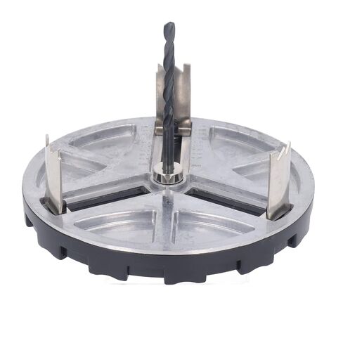 Adjustable Punching Saw, Circular Hole Opener Tool, Triple Tooth Blades with Triple Tooth, Ideal for Wood, Plastic & Plumbing, Diameter 45-130mm, Cutting Depth 30mm in Kuwait