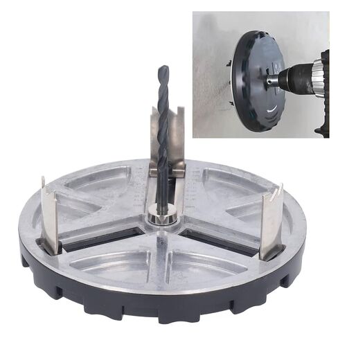 Adjustable Punching Saw, Circular Hole Opener Tool, Triple Tooth Blades with Triple Tooth, Ideal for Wood, Plastic & Plumbing, Diameter 45-130mm, Cutting Depth 30mm in Kuwait
