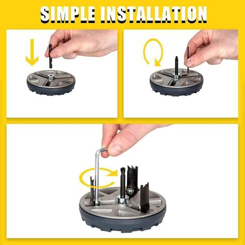 Adjustable Punching Saw, Circular Hole Opener Tool, Triple Tooth Blades with Triple Tooth, Ideal for Wood, Plastic & Plumbing, Diameter 45-130mm, Cutting Depth 30mm in Kuwait