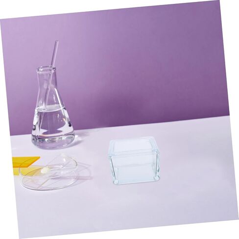 VALICLUD Glass Coplin Staining Jar for Microscope Slides Leakproof Portable Glass Container Holding to 20 Slides and Laboratory Experiments in Kuwait