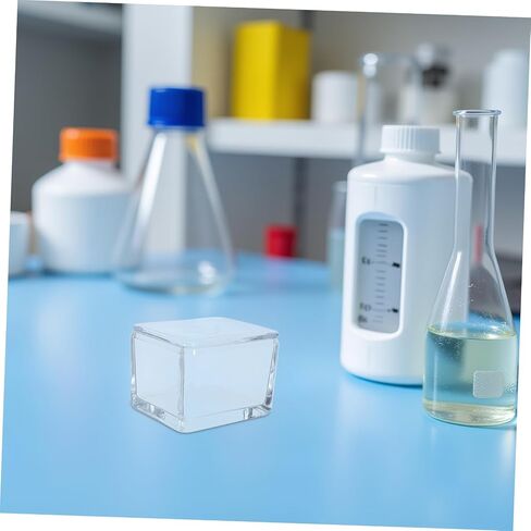 VALICLUD Glass Coplin Staining Jar for Microscope Slides Leakproof Portable Glass Container Holding to 20 Slides and Laboratory Experiments in Kuwait