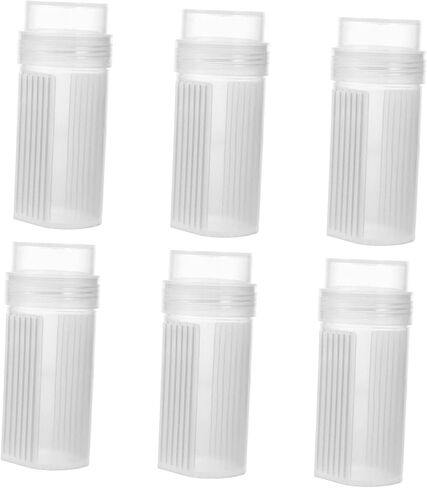 6pcs Laboratory Plastic Coplin Staining Jars with Lid 5-slide Capacity Staining Tanks Scientific and Educational Use in Kuwait