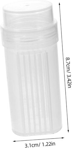 6pcs Laboratory Plastic Coplin Staining Jars with Lid 5-slide Capacity Staining Tanks Scientific and Educational Use in Kuwait