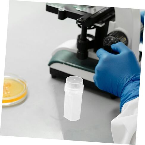6pcs Laboratory Plastic Coplin Staining Jars with Lid 5-slide Capacity Staining Tanks Scientific and Educational Use in Kuwait