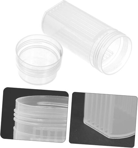 6pcs Laboratory Plastic Coplin Staining Jars with Lid 5-slide Capacity Staining Tanks Scientific and Educational Use in Kuwait