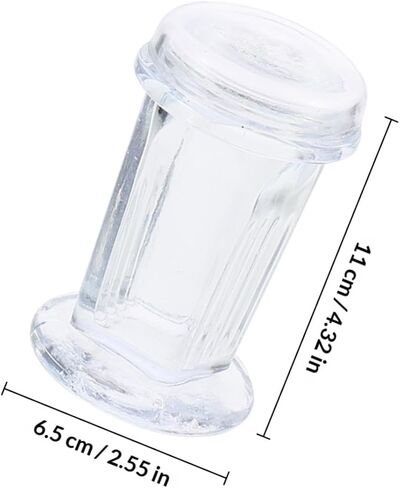 Operitacx 3 Sets Glass Staining Tank round Lid, Glass Staining Jar for Plant Specimens and Cell Slides, Easy to Clean and Strong Chemical Resistance, for Research Institutes in Kuwait