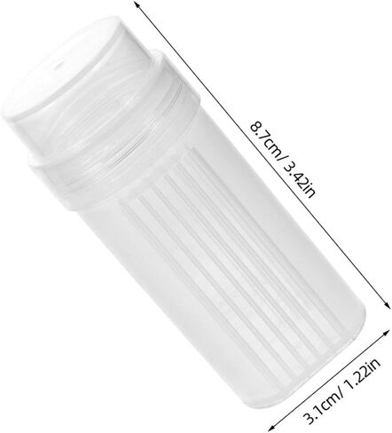 6pcs Plastic Staining Jar with Lid for Lab Microscope Slides High Transparency Coplin Slide Staining Tank Holder for Laboratory Use in Saudi Arabia
