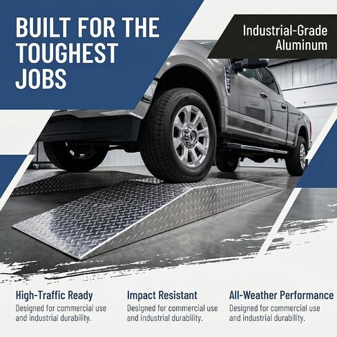 Aluminum Plate 96" x 48" Industrial Grade Diamond Tread Sheet, Heavy Duty Anti-Slip Embossed Checker Plate for Wall Covering, Cargo Trailer, Flooring, RV and More - Easy to Weld & Cut in Kuwait