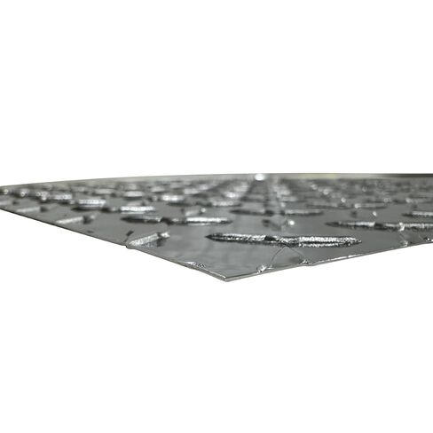 48" x 120" x .025" Thick Aluminum Diamond Plate Polished Sheet, 4 ft x 10 ft - 1/40th Thick, Rock Guard, Trailer, RV in Kuwait