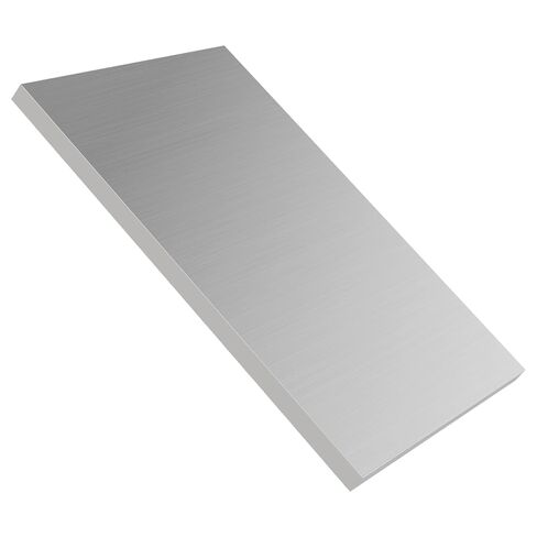 MANCHAP 2 PCS Aluminum Sheet, 8 x 11.8 x 0.47 Inch Thick Metal Flat 6061 Aluminum Plate Covered with Protective Film for DIY, Industrial, Crafting in Kuwait