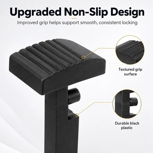 2 Pack Replacement Top Lock Switch, Replacement Parts for Walk-Through Gate, Gate Latch Switch Repair Kit Compatible with Safety 1st Easy Install Gate, Durable Non-Slip Upgrade, Black Plastic in Kuwait