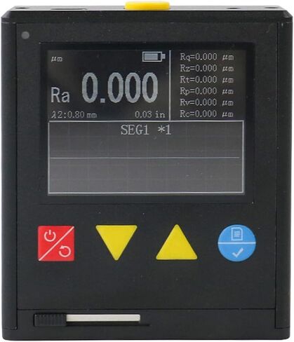 جهاز اختبار خشونة السطح، جهاز اختبار خشونة السطح عالي الدقة، مع شاشة LCD ومسبار مستشعر، معلمات (um) Ra/rz/rq/rtrp/rv/rc، لقياس السطح الدقيق in Kuwait