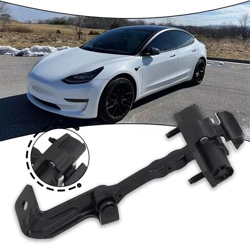 مفصل باب السيارة لـ Tesla للطراز 3 2017 2018 2019 2020 2021 محدد الباب الأمامي الأيمن تحقق من حزام التوقف محدد الباب 1110298-00-D in Kuwait