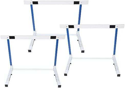 Height Adjustable Track and Field Hurdles - Sport Speed Training Equipment for All Ages, Ideal for Obstacle Courses and Jumping Drills in Kuwait
