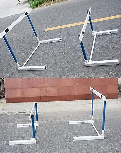 Height Adjustable Track and Field Hurdles - Sport Speed Training Equipment for All Ages, Ideal for Obstacle Courses and Jumping Drills in Kuwait