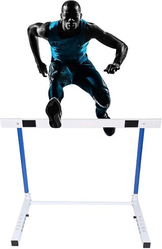 Adult Athletes Speed Agility Hurdles, Adjustable Track Field Hurdle for Training, Hurdles Trainer Soccer Training Equipment, Metal Obstacle in Kuwait