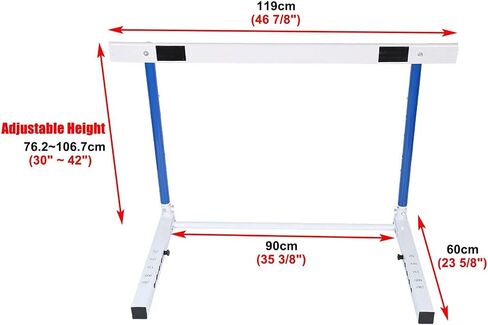 Adult Athletes Speed Agility Hurdles, Adjustable Track Field Hurdle for Training, Hurdles Trainer Soccer Training Equipment, Metal Obstacle in Kuwait