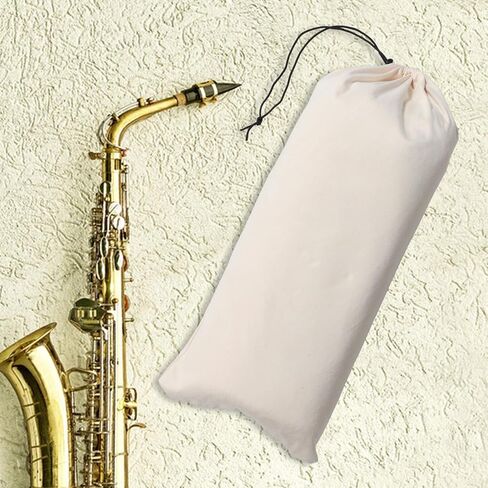 DOITOOL Alto Saxophone Drawstring Storage Bag Universal Design Cloth Saxophone Case for Musical Instruments Lightweight Multifunctional Pouch for Travel and Performances in Kuwait