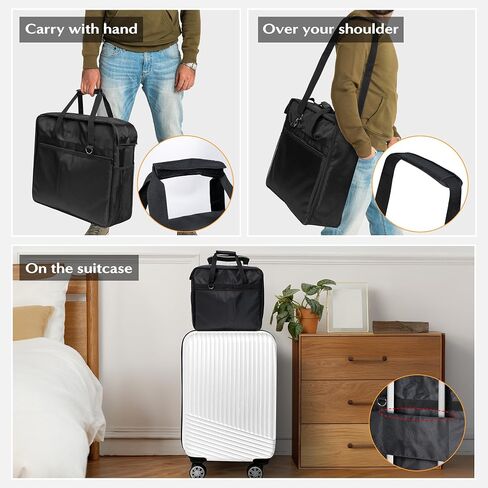 MALLMALL6 Carrying Bag Fit for Ninja Slushie Machine FS301 FS300 FS299, Portable Reusable Summer Travel Party Outdoor Tote for Side Opening Cover Waterproof Oxford Storage Bag to Frozen Drink Maker in Kuwait
