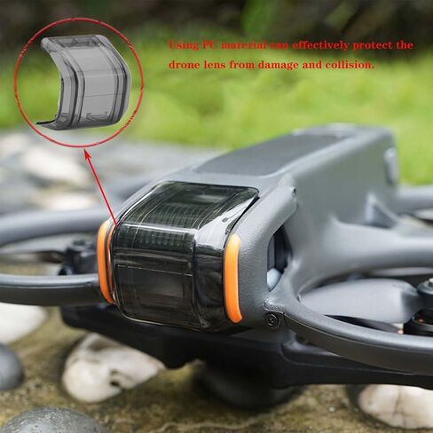 قطعتان من غطاء العدسات الواقية لكاميرا DJI AVATA 2 - غطاء عدسة بدون طيار مقاوم للخدش والغبار متوافق مع DJI AVATA 2 in Kuwait
