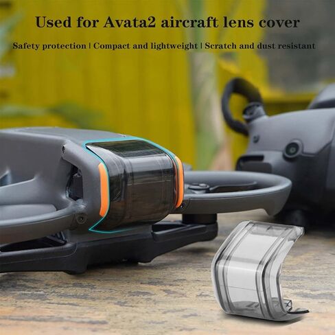 قطعتان من غطاء العدسات الواقية لكاميرا DJI AVATA 2 - غطاء عدسة بدون طيار مقاوم للخدش والغبار متوافق مع DJI AVATA 2 in Kuwait