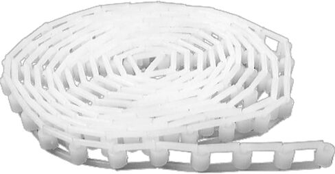 Kupo Plastic Chain 11.5ft Replacement Background Drive Chain for Seamless Paper Systems, Color Coded for Studio Organization - White (KG090013) in Kuwait