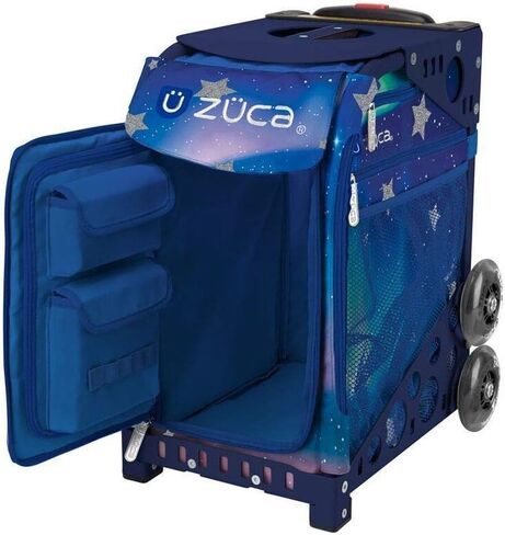 ZUCA Aurora Sport Insert Bag and Navy Frame with Flashing Wheels in Kuwait