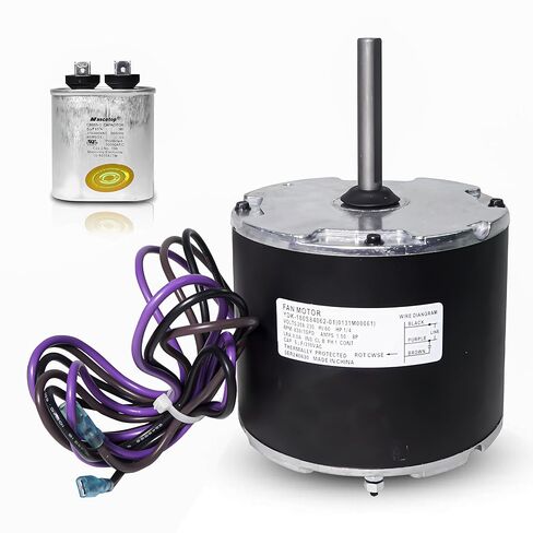 تحل مروحة المكثف 1/4 Hp 0131M00061SP محل محرك مروحة المكثف Goodman 208-230V1Ph 830Rpm 1-Speed ​​Motor، Zongshan Broad-Ocean YDK-180S84062-01. أمانة جانيترول رقم P/N: 0131M00014PS 0131M0014 in Saudi Arabia
