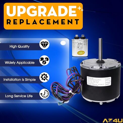 تحل مروحة المكثف 1/4 Hp 0131M00061SP محل محرك مروحة المكثف Goodman 208-230V1Ph 830Rpm 1-Speed ​​Motor، Zongshan Broad-Ocean YDK-180S84062-01. أمانة جانيترول رقم P/N: 0131M00014PS 0131M0014 in Saudi Arabia